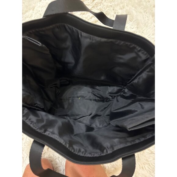 Victorias Secret Black Tote Wine Cooler Bag With Gold Script & Insulated Interio - Picture 4 of 12